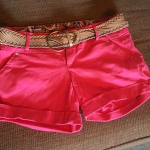 Copper key hot pink shorts size 7 Very cute